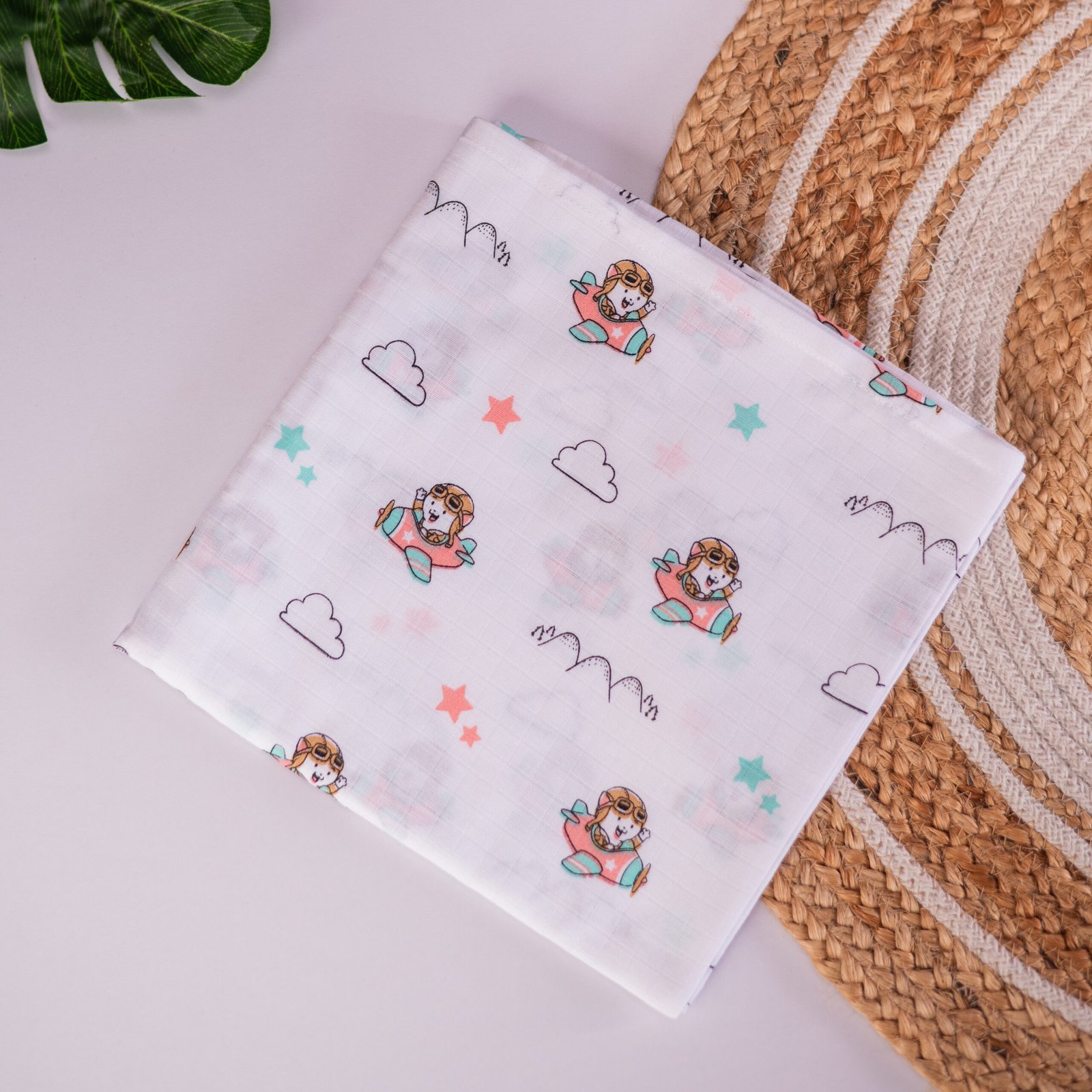 Parachute- Muslin Swaddle 1 Parachute - Muslin Swaddle - Image 1