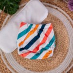 The Tiny Tots Organic Reusable Cloth Diapers - Stripe - Image 2
