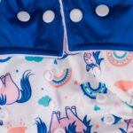 The Tiny Tots Organic Reusable Cloth Diapers - Unicorn - Image 3