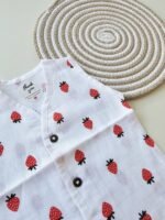 Strawberry - Muslin Button Jabla - Image 2