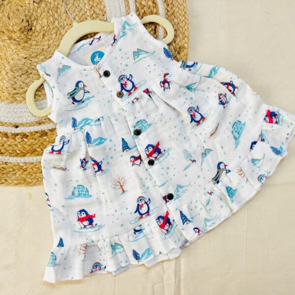 Cloud Penguin - Sleeveless frock