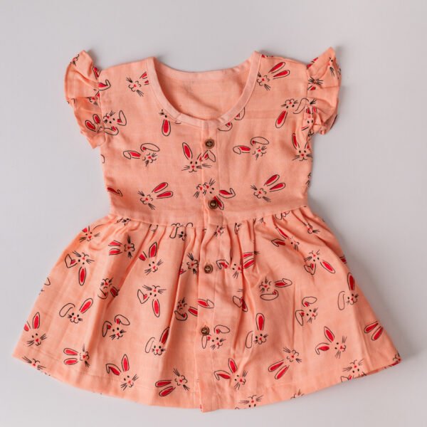 Bunny - Muslin Front Button Frock