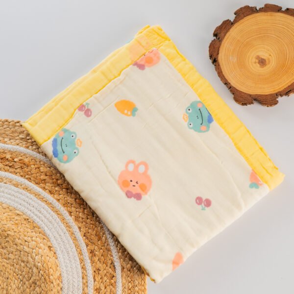 Cartoon Animal - 6 Layer Blanket 110*110cm