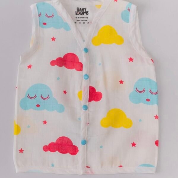 Cloud - Muslin Button Jabla