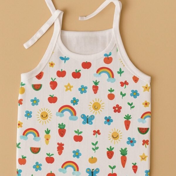 Colorful Rainbow Knot Jabla – 100% Cotton for Newborns