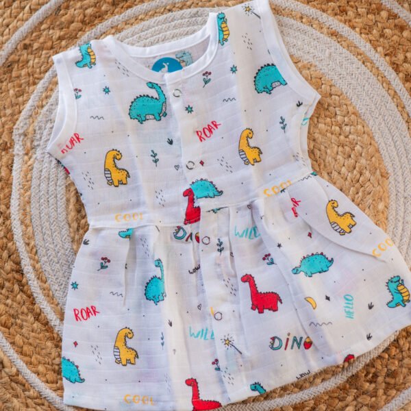 Dino - Patti Sleeveless Muslin Frock