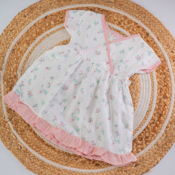 Floral - Muslin Crossover Frock