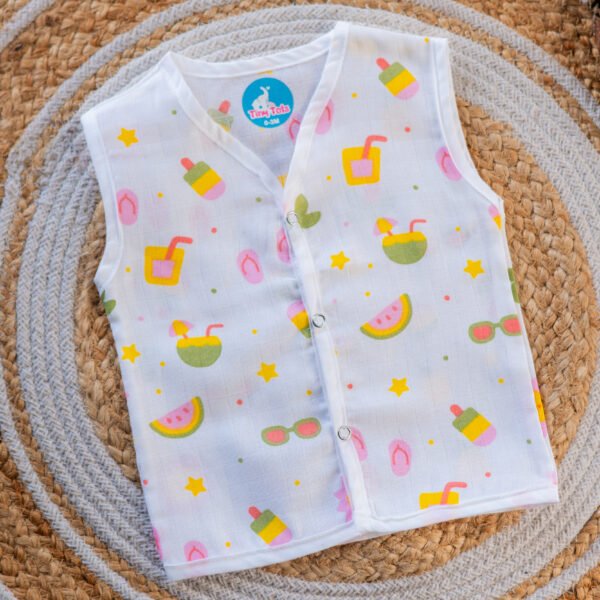 Fruits - Muslin Button Jabla
