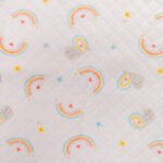 Rainbow -2 Layer Muslin Blanket -85*85 cm - Image 3