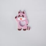 Pink Raccoon - Silicone Teether - Image 2