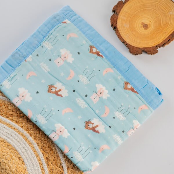 Sleeping Bear  - 6 Layer Blanket 110*110cm