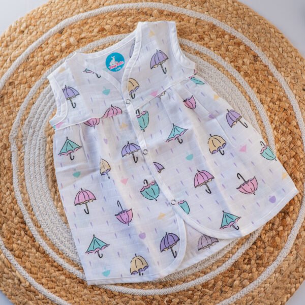 Umbrella - Chest cut Muslin Frock