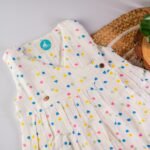 Kimono Frock - White with multi heart - Image 3