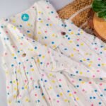 Kimono Frock - White with multi heart - Image 2