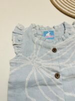 Muslin Cotton Coord sets - Sky blue - Image 2