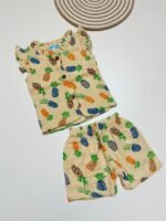 Muslin Cotton Coord sets - Pineapple