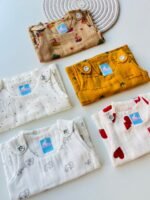 Muslin Vest & Shorts Set - Mustard Yellow - Image 3