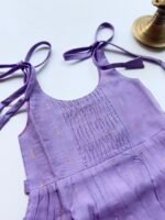 Baby Silk Knot Frock – Lavender - Image 3
