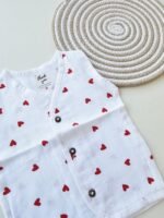 Heart - Muslin Button Jabla - Image 2