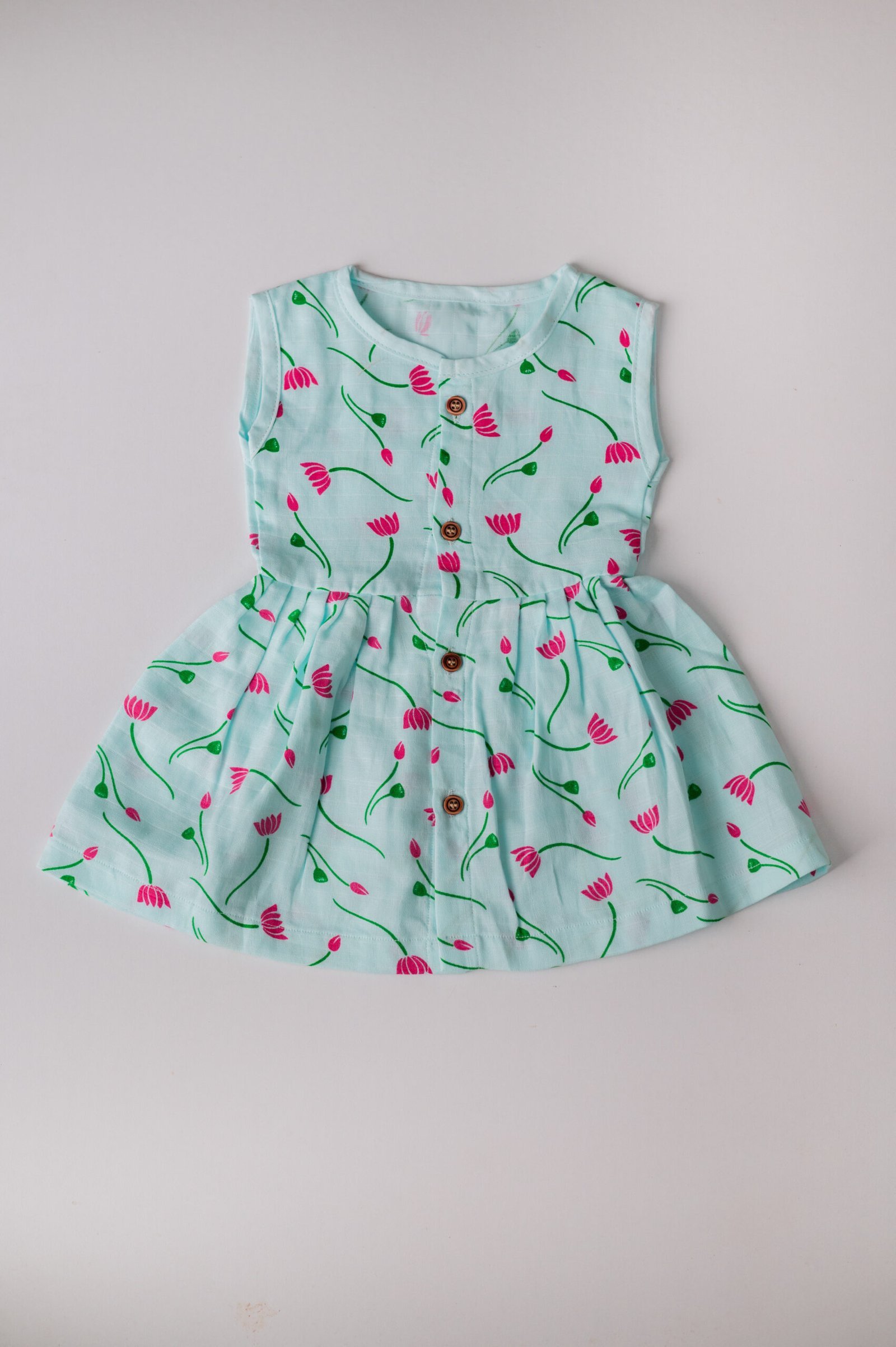 A-Pichwai-Muslin-Frock-1-scaled-1.jpeg A Pichwai - Muslin Frock - Image 1