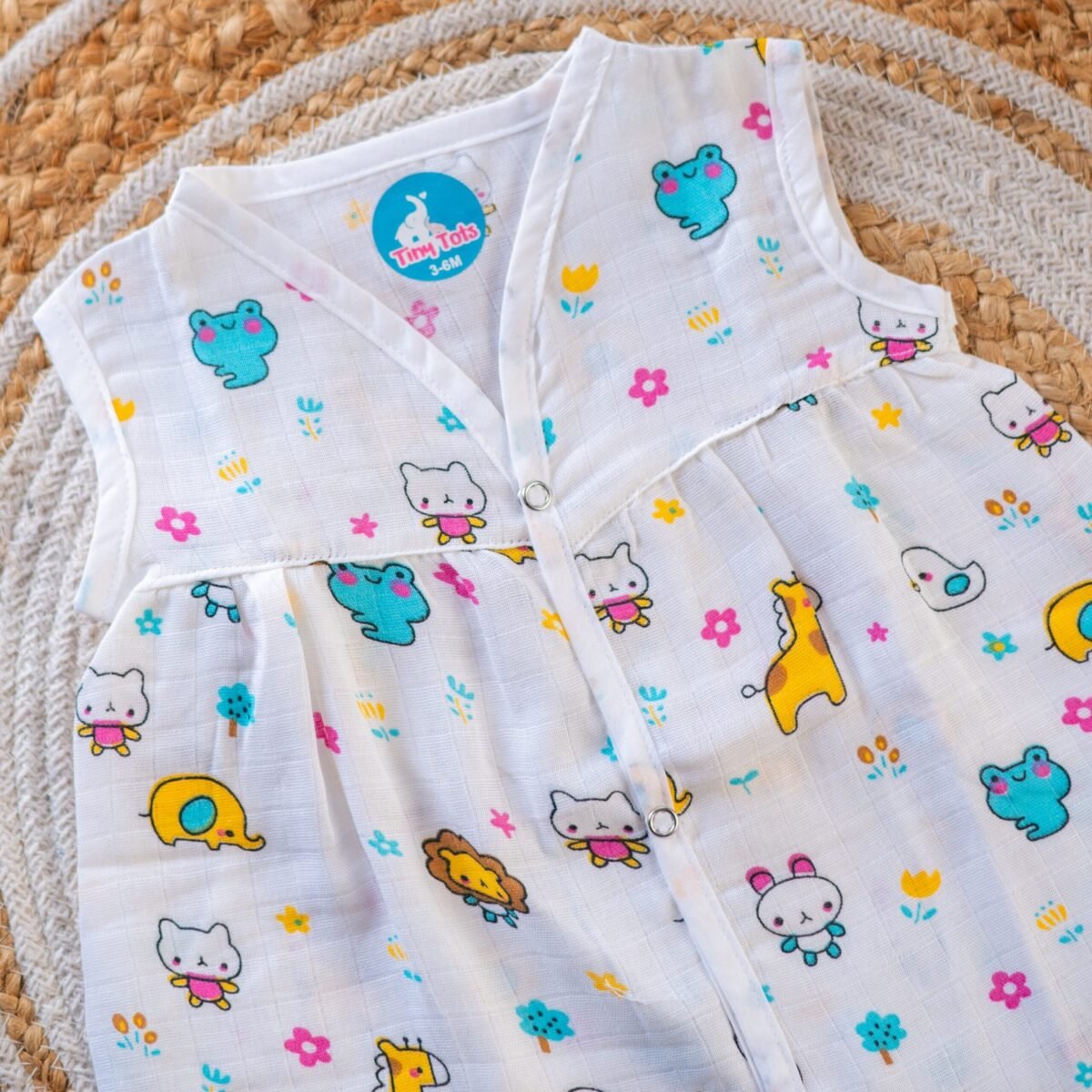 Kitty - Chest cut Muslin Frock - Image 3