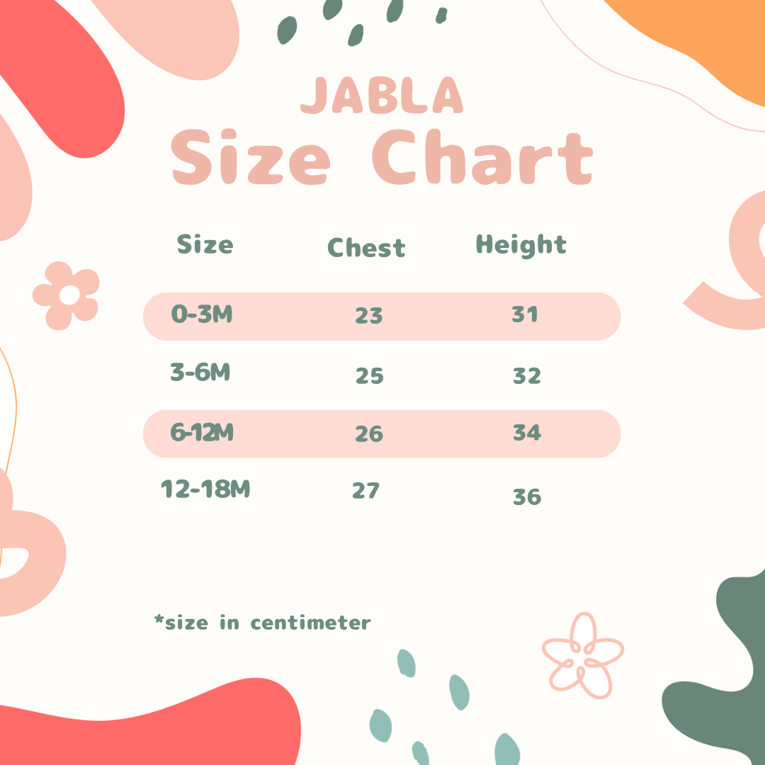 Heart - Muslin Button Jabla - Image 4
