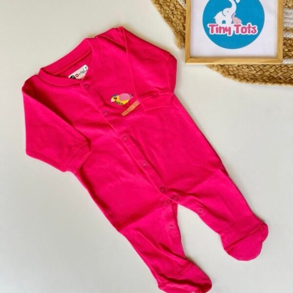 Pink Bird - Sleepsuit