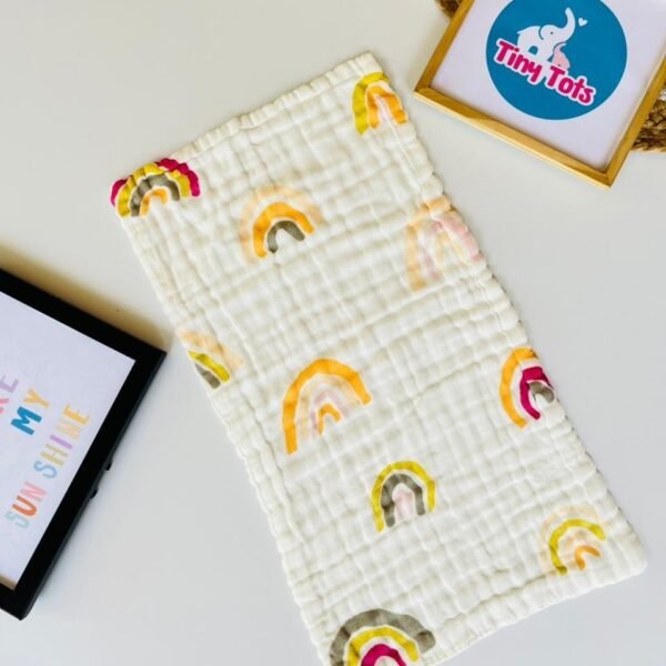 Rainbow - Muslin Burp Cloth