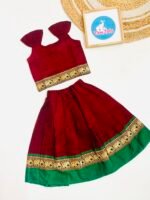 Narayanpet - Red with Green - Image 2