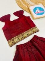 Narayanpet - Red with Green - Image 3