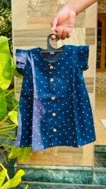 Polka Dot Print Frock – Cute & Comfortable New Collection