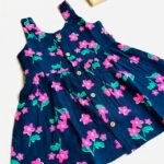 A Navy Blue Floral - Ria Frock