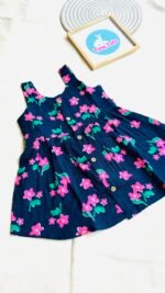 A Navy Blue Floral - Ria Frock