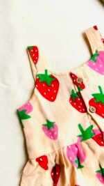 A Peach Base Strawberry - Ria Frock - Image 4
