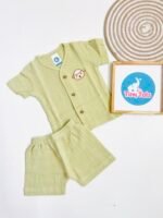Muslin Sleeve Jabla Set - Pastel Pistachio Green (Sheep) - Image 2